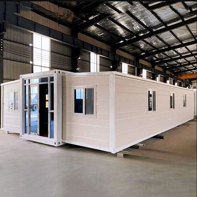도매 20FT/30FT/40FT 맞춤형 플라스틱 필름 포장 접이식 확장 가능한 모바일 컨테이너 하우스